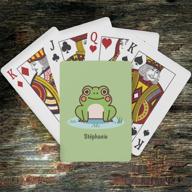 Cute Frog Casinokort (Cute Frog Playing Cards)