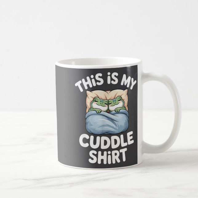 Cute Frog Cozy This Is My Cuddle  Kaffemugg (Höger)