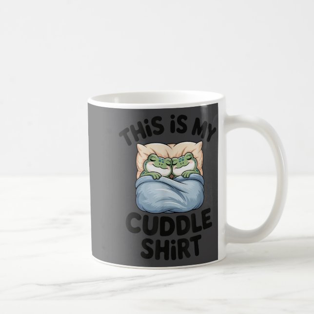 Cute Frog Cozy This Is My Cuddle  Kaffemugg (Höger)