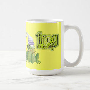 Cute Frog Crossing Mugg