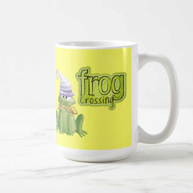 Cute Frog Crossing Mugg (Höger)