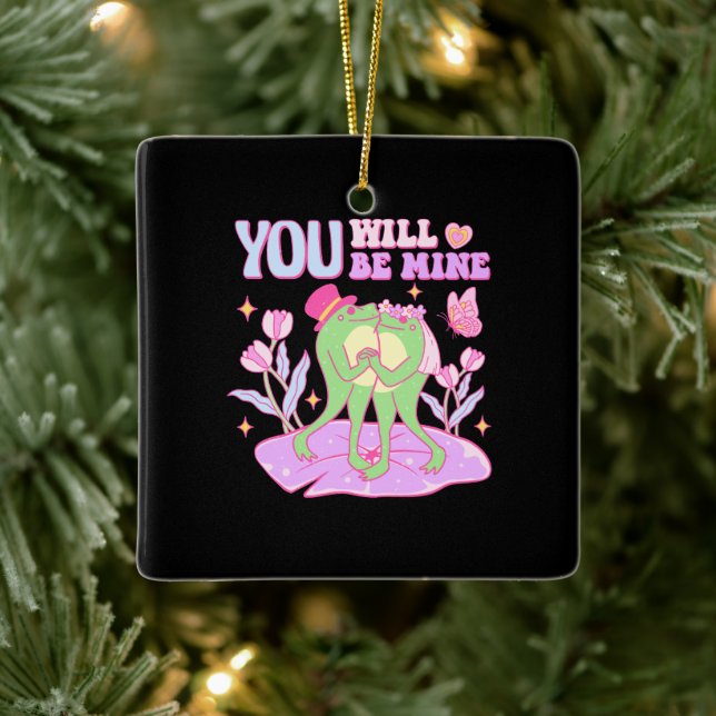 Cute Frog - du blir min Julgransprydnad Keramik (Träd)