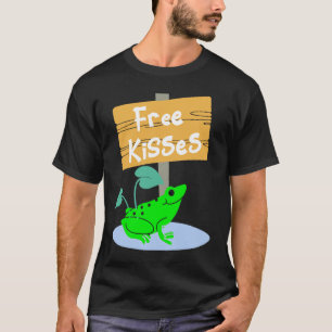 Cute Frog-erbjudandet gratis kisses T Shirt