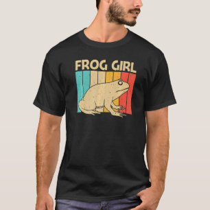 Cute Frog for Girls Mamma Toad Catcher sällskapsdj T Shirt