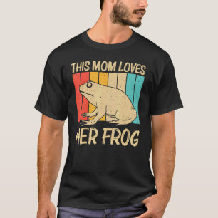 Cute Frog for Mamma Women Toad Catcher sällskapsdj T Shirt