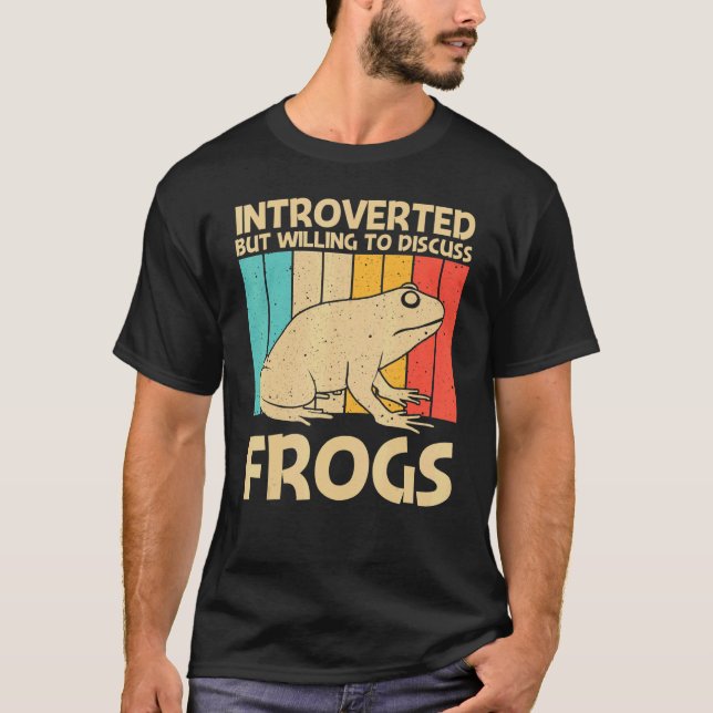 Cute Frog För manar Women Toad Catcher sällskapsdj T Shirt (Framsida)