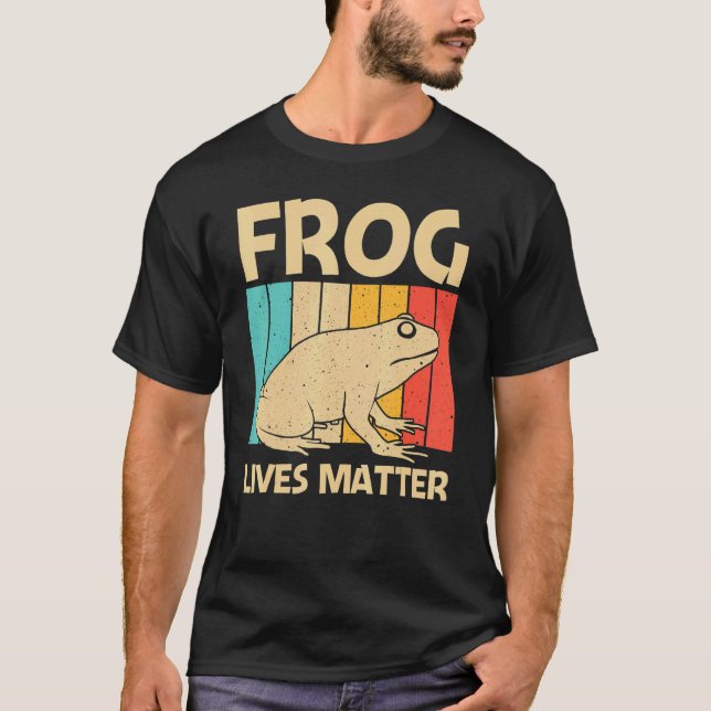 Cute Frog För manar Women Toad Catcher sällskapsdj T Shirt (Framsida)
