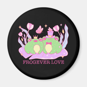 Cute Frog - Frogever Kärlek Magnet