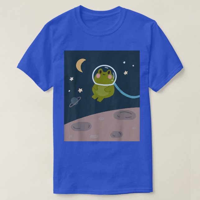 Cute Frog i Rymden T Shirt (Design framsida)