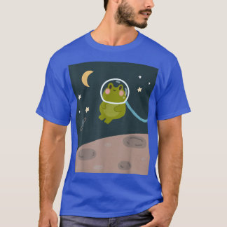 Cute Frog i Rymden T Shirt