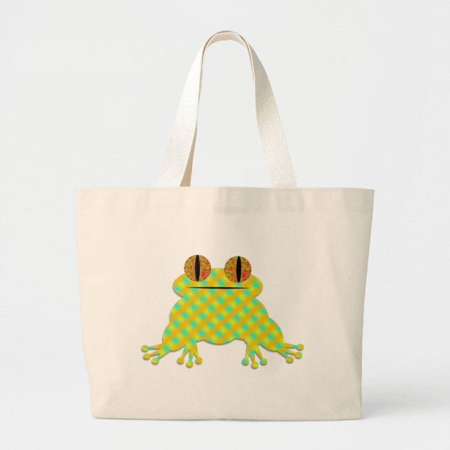 Cute Frog Jumbo Tygkasse (Framsidan)