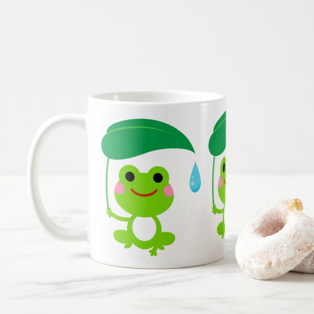 Cute Frog Kaffemugg (Med munk)