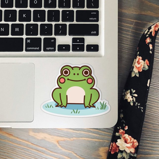 Cute Frog Klistermärken (Cute Frog Sticker)