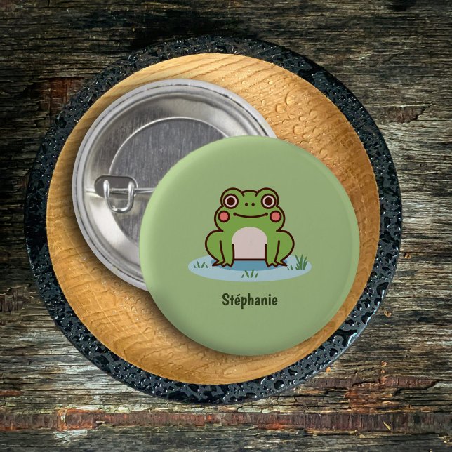 Cute Frog Knapp (Cute Frog Button)