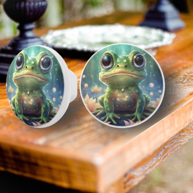 Cute Frog Knopp (Skapare uppladdad)