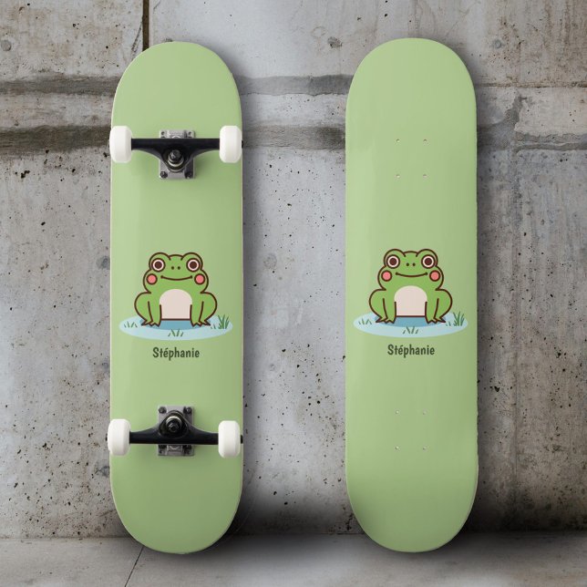 Cute Frog Mini Skateboard Bräda 18,5 Cm (Cute Frog Skateboard)