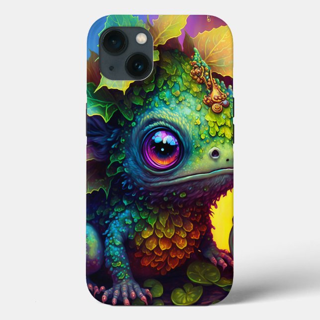 Cute Frog Monster Fantasy Fodral-Mate iphone case (Baksida)