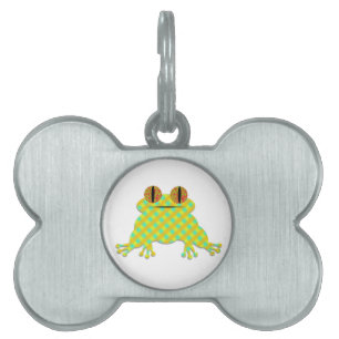 Cute Frog Namnbricka Husdjur