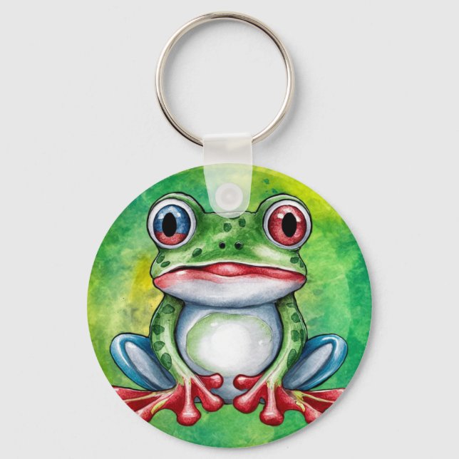 Cute Frog Nyckelring (Framsida)