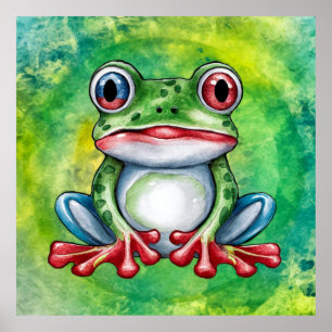 Cute Frog Poster