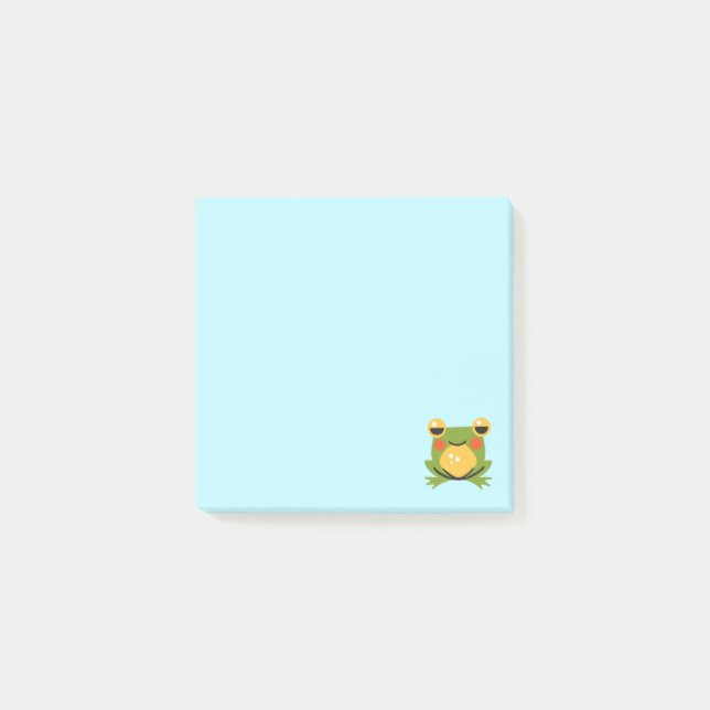 Cute Frog PostIT-anteckningar Post-it Block (Framsida)