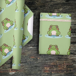 Cute Frog Presentpapper