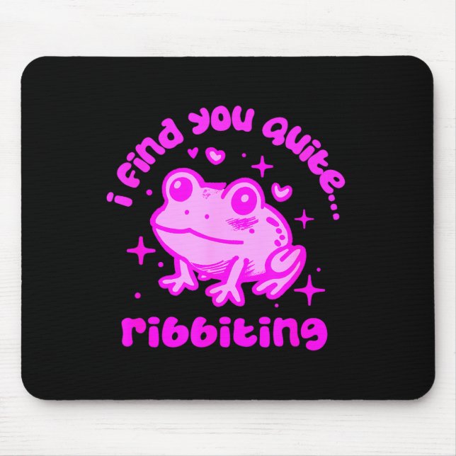 Cute Frog Pun Ribbiting Frog Lovers Quote Design  Musmatta (Framsidan)