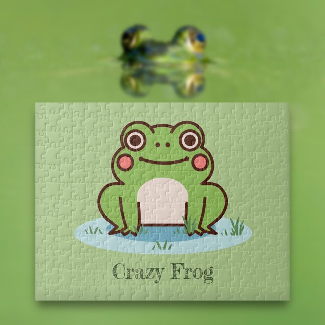 Cute Frog Pussel (Cute Frog Puzzle)