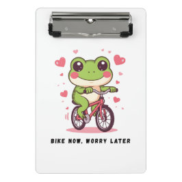 Cute Frog Riding Bicycle | Funny Frog Lover Gift