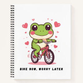 Cute Frog Riding Bicycle | Funny Frog Lover Gift