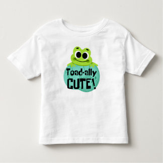 Cute Frog Småbarn T-Shirt, handstyrd T Shirt