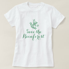 Cute Frog Spara i regnskogen T Shirt