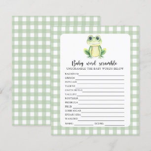 Cute Frog-spel Baby Ord