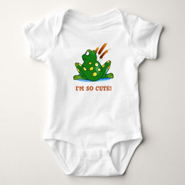 Cute Frog T-shirt (Framsida)