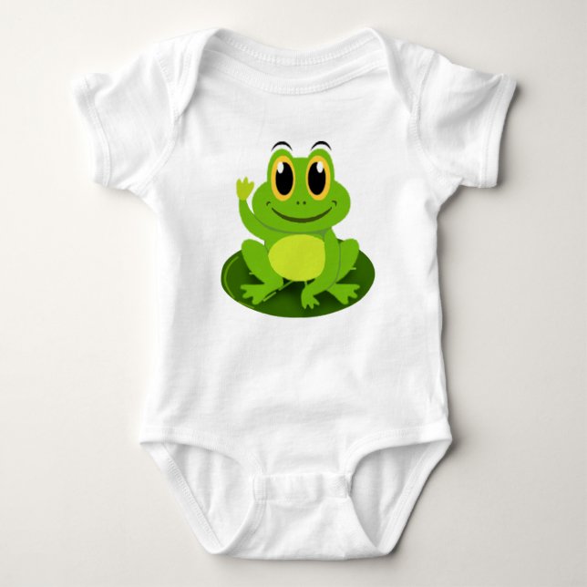 Cute Frog T Shirt (Framsida)