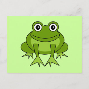 Cute Frog Tecknad - Prince in Training Vykort
