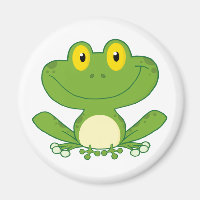 Cute Frog Tecknade figurer