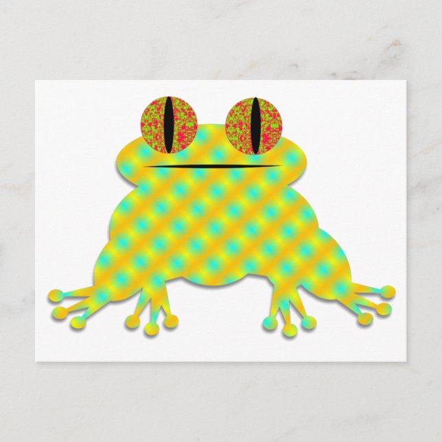 Cute Frog Vykort (Framsida)
