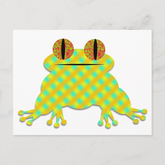Cute Frog Vykort (Framsida)