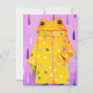 Cute Frog Vykort