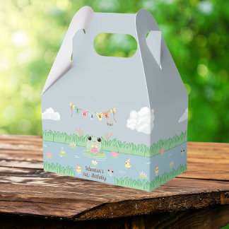 Cute Froggy Birthday Thank You Presentaskar