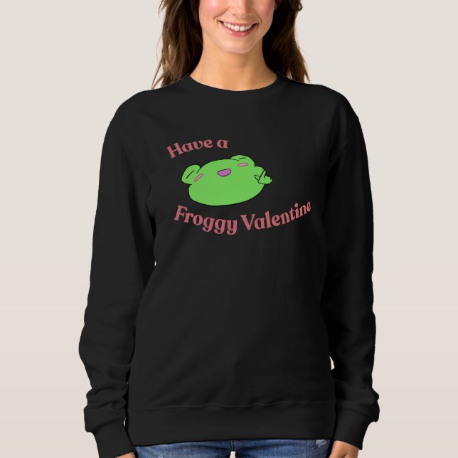 Cute froggy valentine t shirt (Framsida)