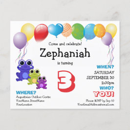 Cute Frogs Ballods Kids oavsett ålder