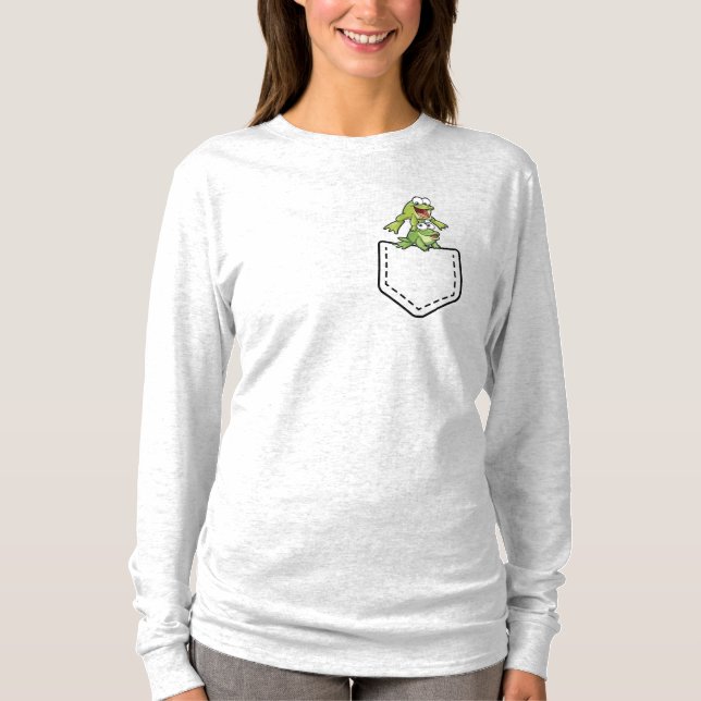 Cute Frogs i skjortfickan T-shirt (Framsida)