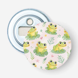 Cute frogs Pattern Flasköppnare