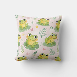 Cute frogs Pattern Kudde