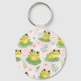 Cute frogs Pattern Nyckelring