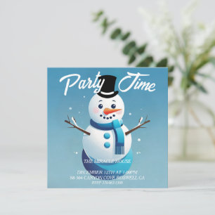 Cute Frosty, inbjudan till Snögubbe