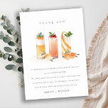 Cute Fruit Cocktail Orange  Par Shower Tack Kort<br><div class="desc">Om du vill ha fler anpassningar eller andra matchande artiklar kan du kontakta mig på yellowfebstudio@gmail.com</div>
