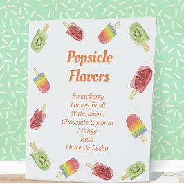 Cute Fruit Popsicle Flavors, sommaren Party